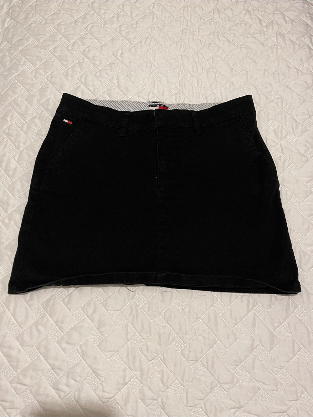 Tommy jeans Black Denim Mini Skirt